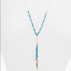 Gold and Turquoise Beaded Necklace Gorjana